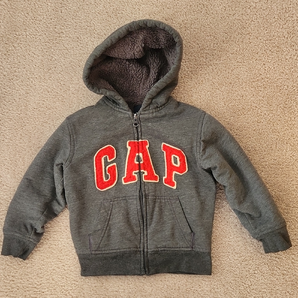 GAP Sherpa Lined Hooded Coat